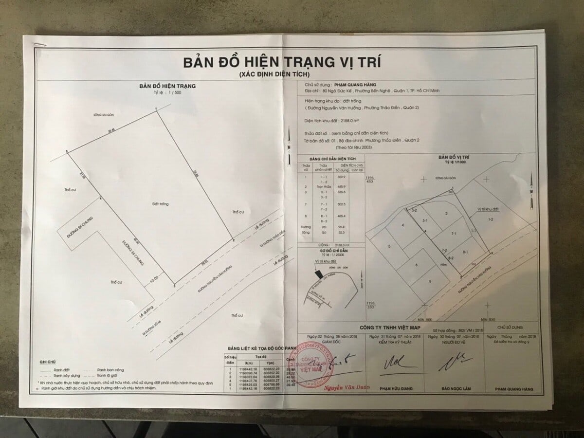 Đất mặt tiền nguyễn văn hưởng, thảo Điền, q2