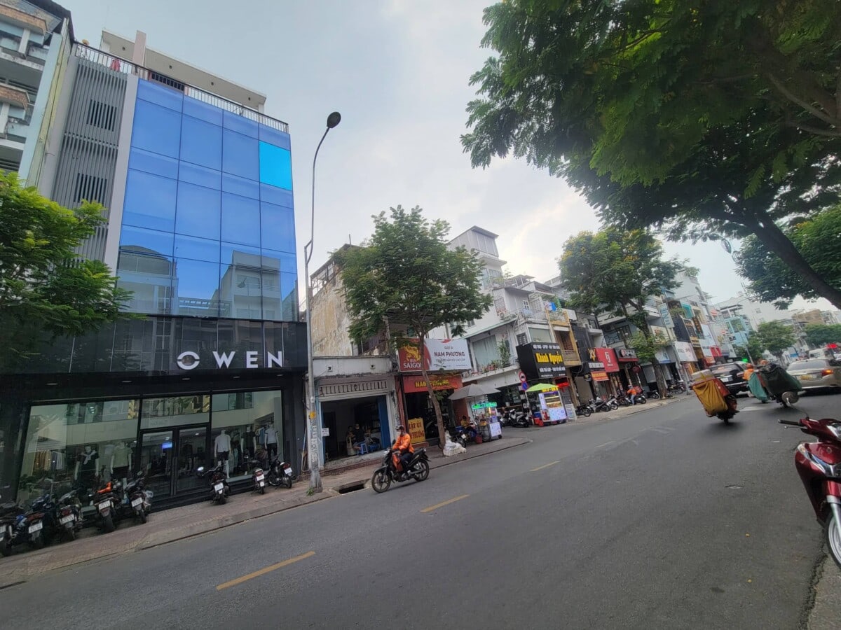 tòa nhà mặt tiền lê văn sỹ , quận 3 , 8.2x18.5m, 6 tầng ,85 tỷ