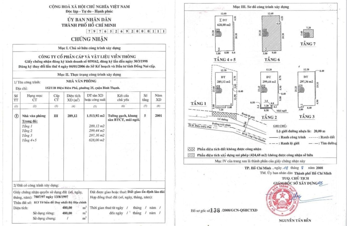 tòa nhà mặt tiền tân cảng,14x32m,480m2, 7 tầng, bình thạnh