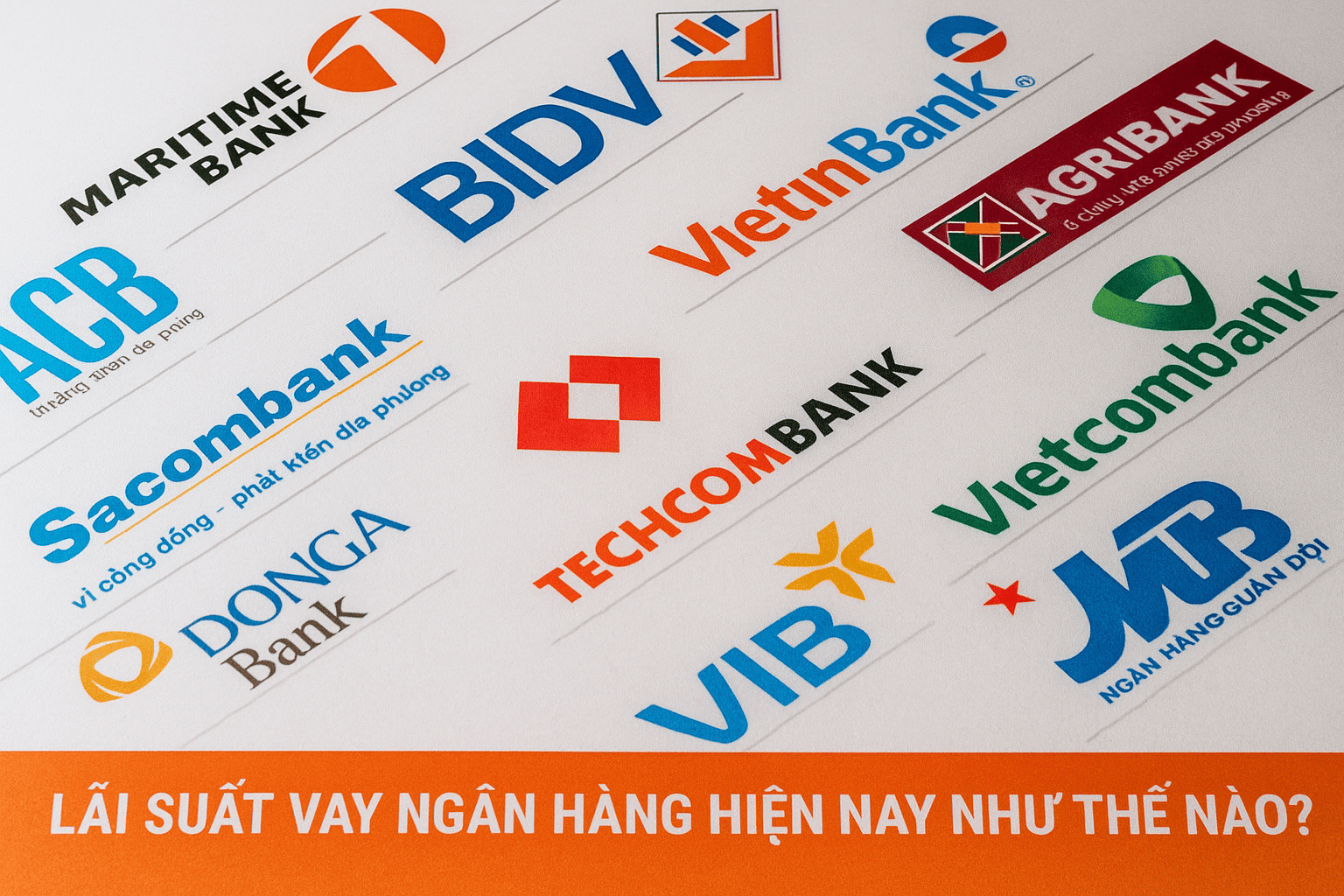 So sánh lãi vay thế chấp các ngân hàng